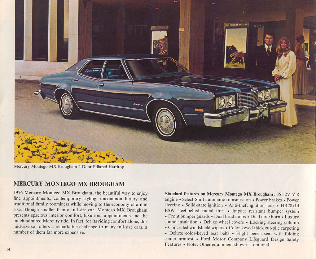 1976 Lincoln Mercury Brochure Page 31